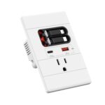 Wall Outlet With Retractable USB-C