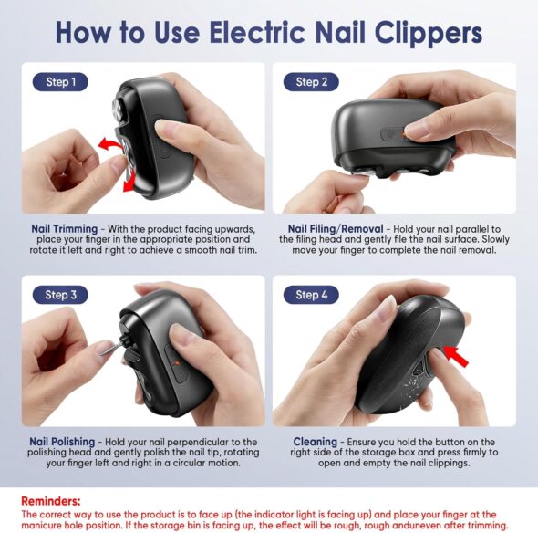Electric Nail Cipper How To