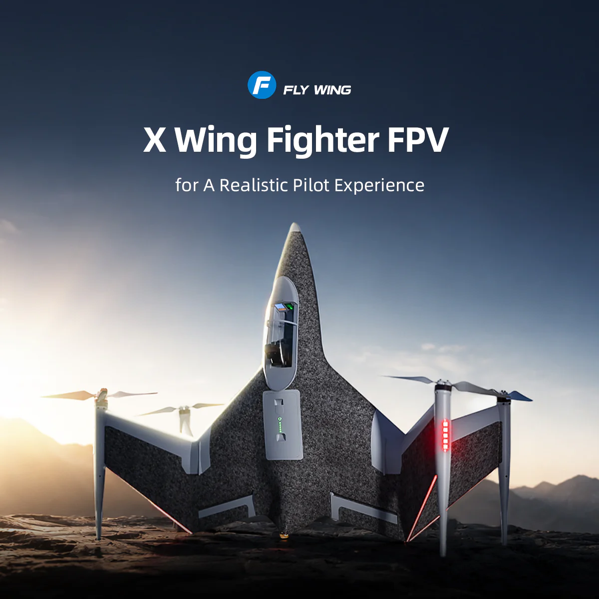 Fly Wing X-Wing Fighter FPV