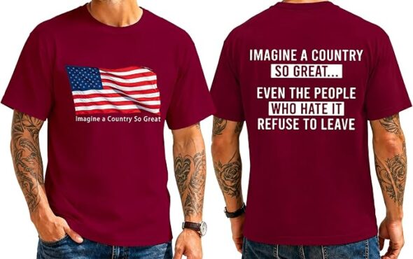 Imagine a country so great t-shirt