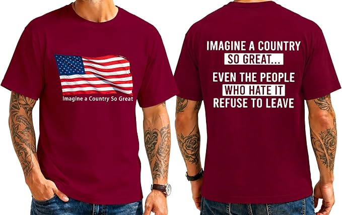 Imagine a country so great t-shirt
