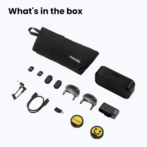 Insta360 Mic Pro Whats in the box