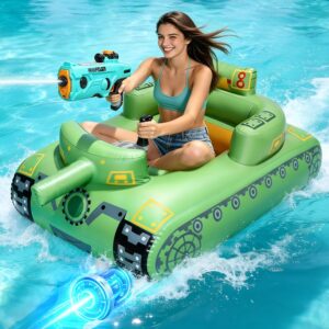 Motorized Pool Float With Electric Water Gun