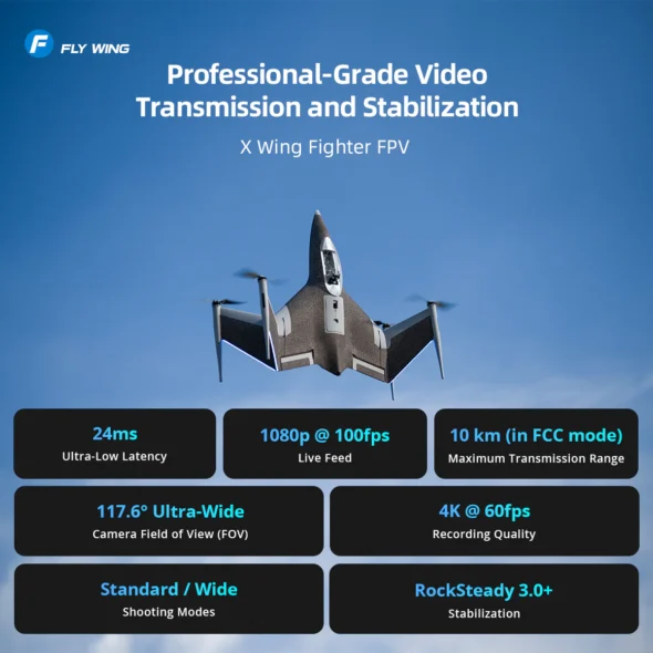 X-Wing Fighter VTOL FPV specs