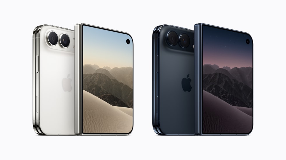 iPhone Duo in Night Sky and Star White finishes