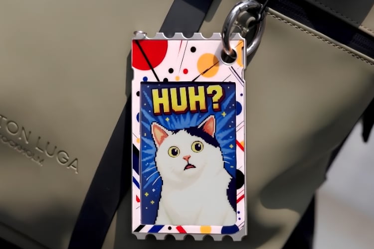 TICKEY clip-on color e-ink badge product photo