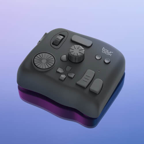 TourBox NEO editing controller with dial and knobs