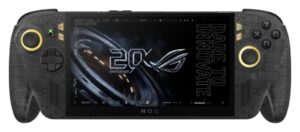 ROG Xbox Ally X20 Anniversary Edition front with translucent black shell