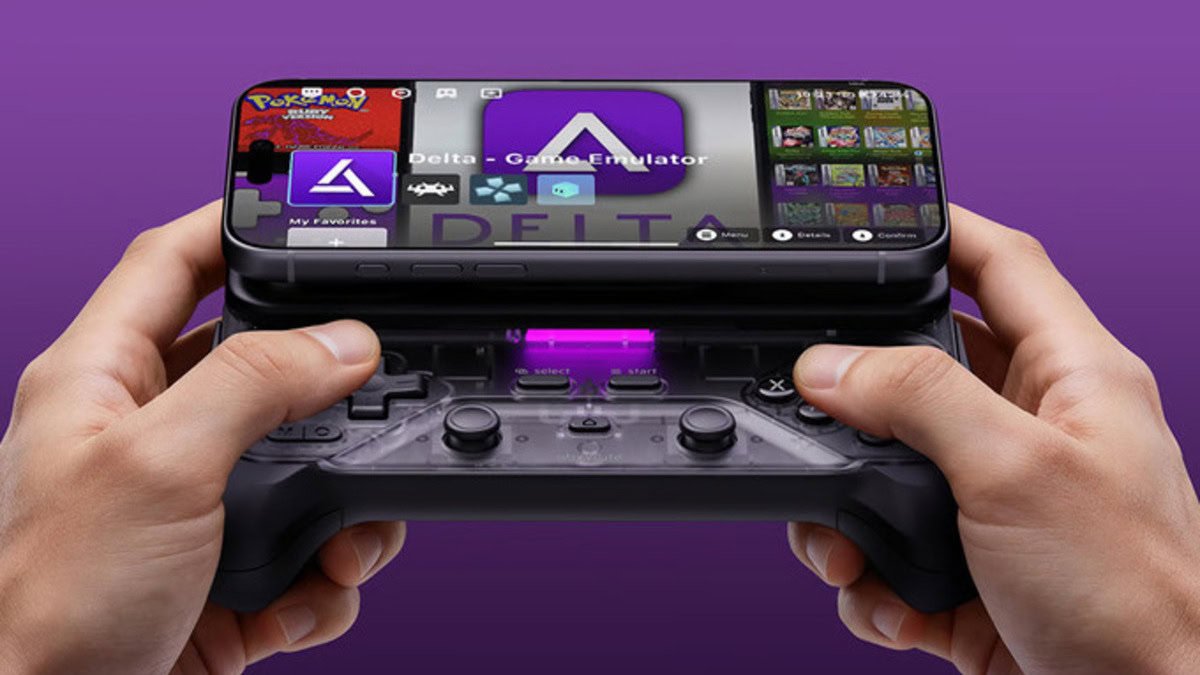 Abxylute M6 wireless magnetic controller with phone mount