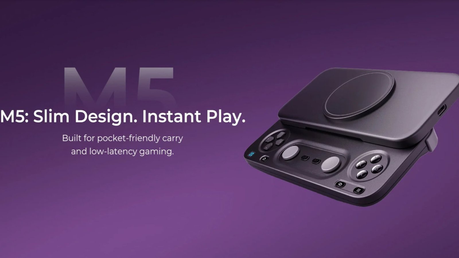 Abxylute M5 slim USB-C magnetic phone controller