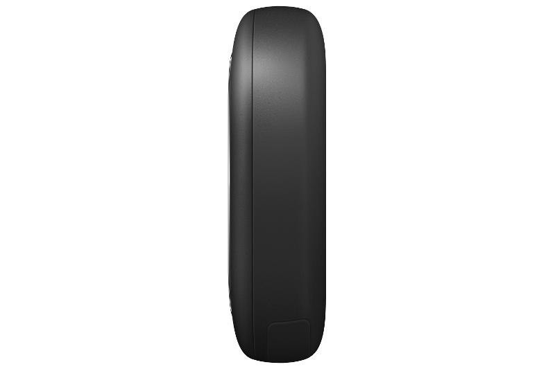 Galaxy SmartTag3 Black side profile showing the slim puck