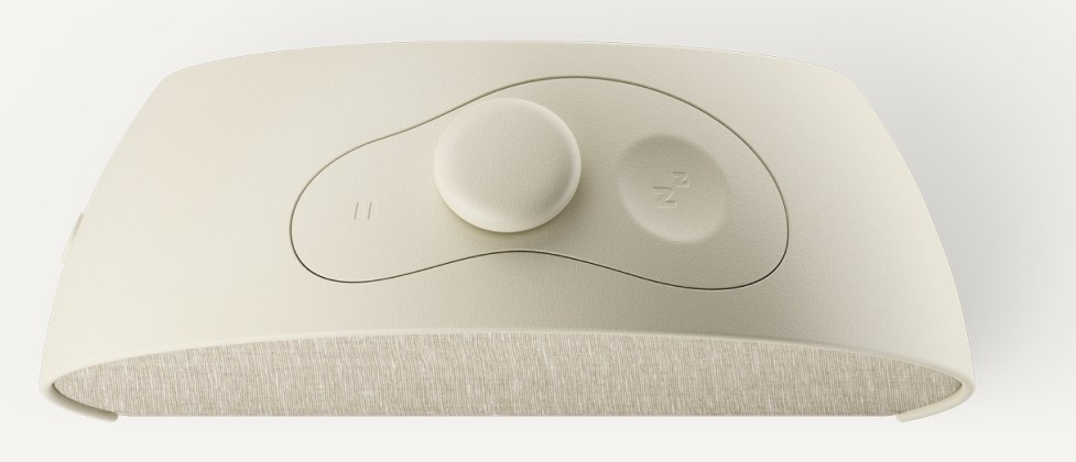 Top of the Hatch Sleep Clock with its physical control buttons
