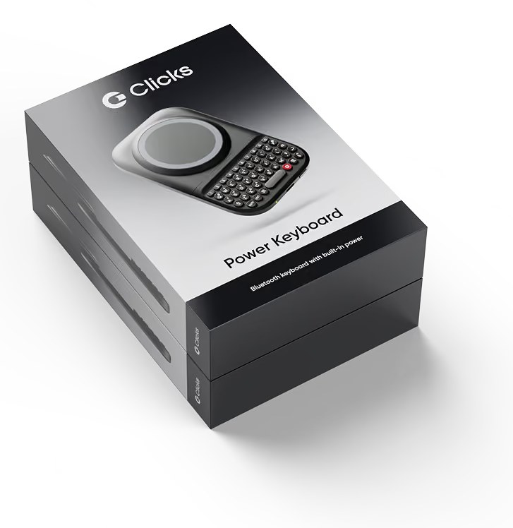 Clicks Power Keyboard retail box