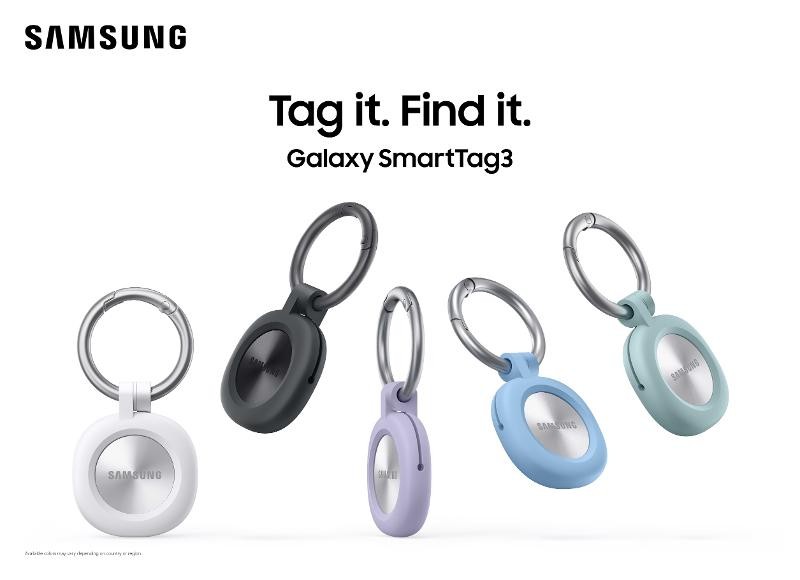 Galaxy SmartTag3 with official case accessories key visual