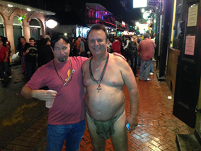 2013 New Orleans Halloween Steve and Tarzan