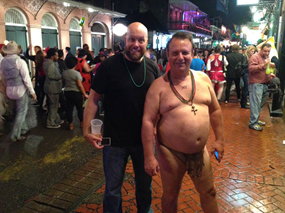 2013 New Orleans Halloween Russ and Tarzan