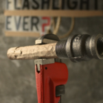 Hand Carved Flashlight