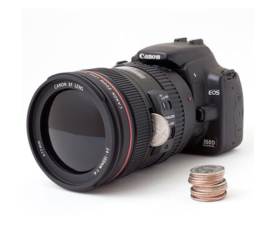 Canon DSLR Piggy Bank