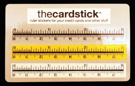 Cardstick Ruler