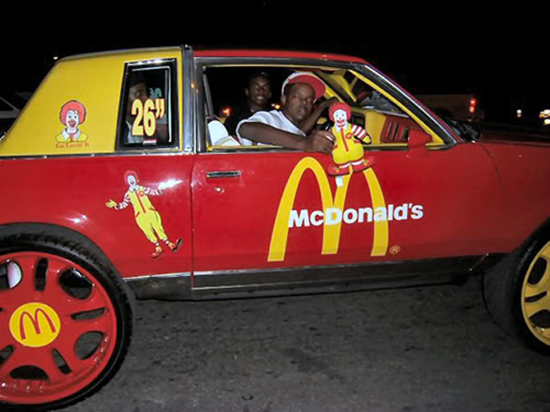 Ghetto McDonalds Car