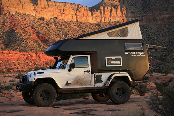 Jeep Unlimited Action Camper Pics