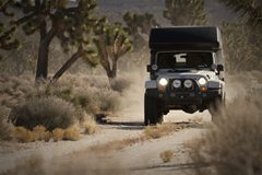 Jeep Unlimited Action Camper Driving