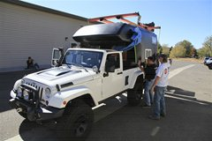 Jeep Unlimited Action Camper with rack