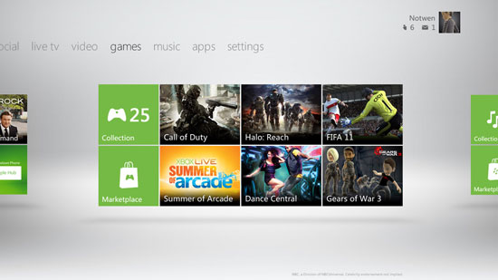 New Xbox 360 Dashboard