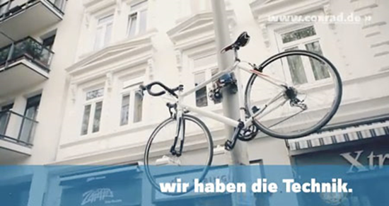 Pole Climbing Bike Lock