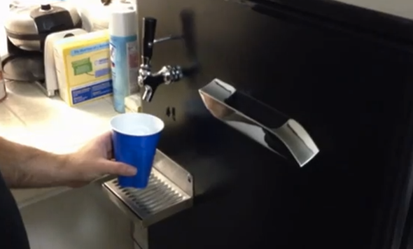 Tesla Model S Beer Dispenser