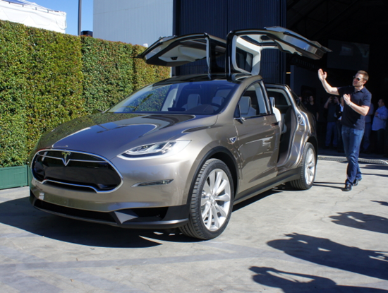 Tesla Model X Falcon Wing Doors