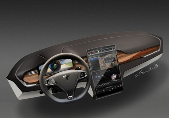 Tesla Model X Dash