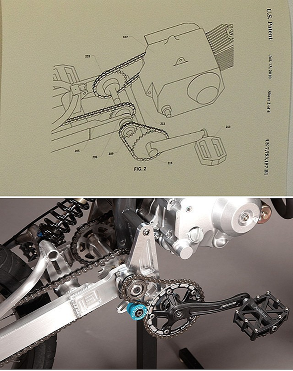 Motoped Pedal