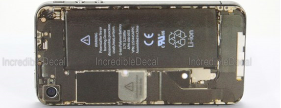 iPhone 4 teardown decal